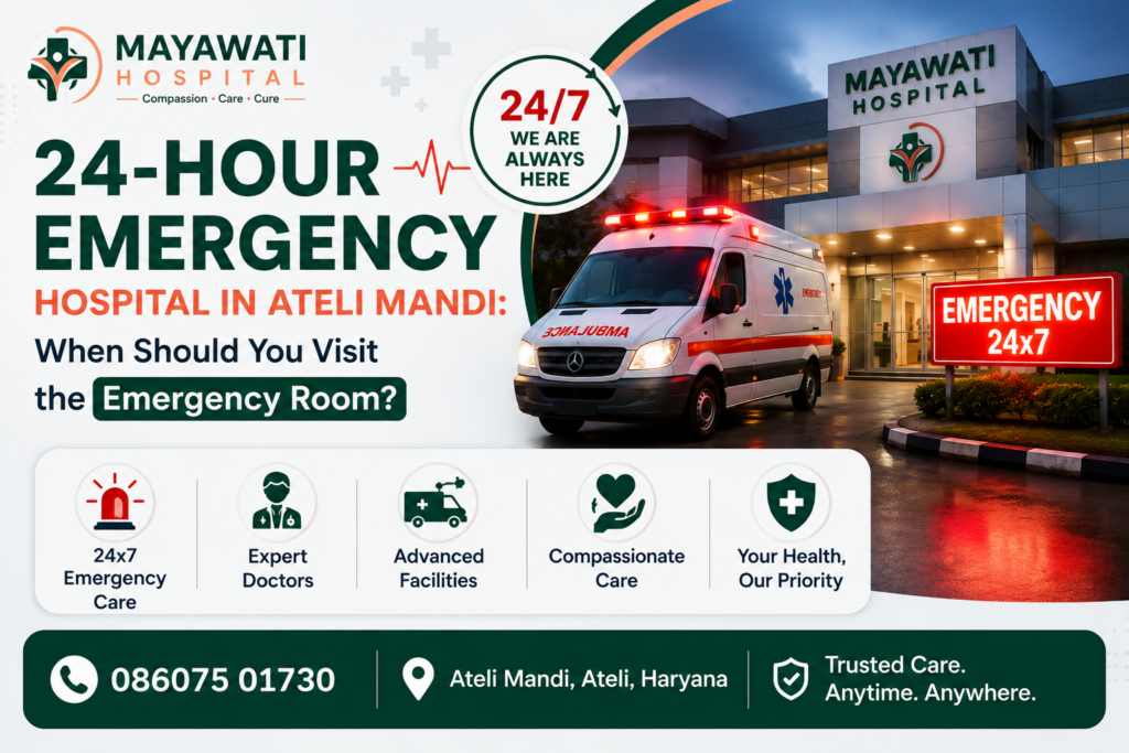 24 Hour Hospital in Ateli Mandi | Emergency Care